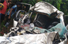 Kundapur : 2 dead, 3 injured in car-bus collision at Nellikatte